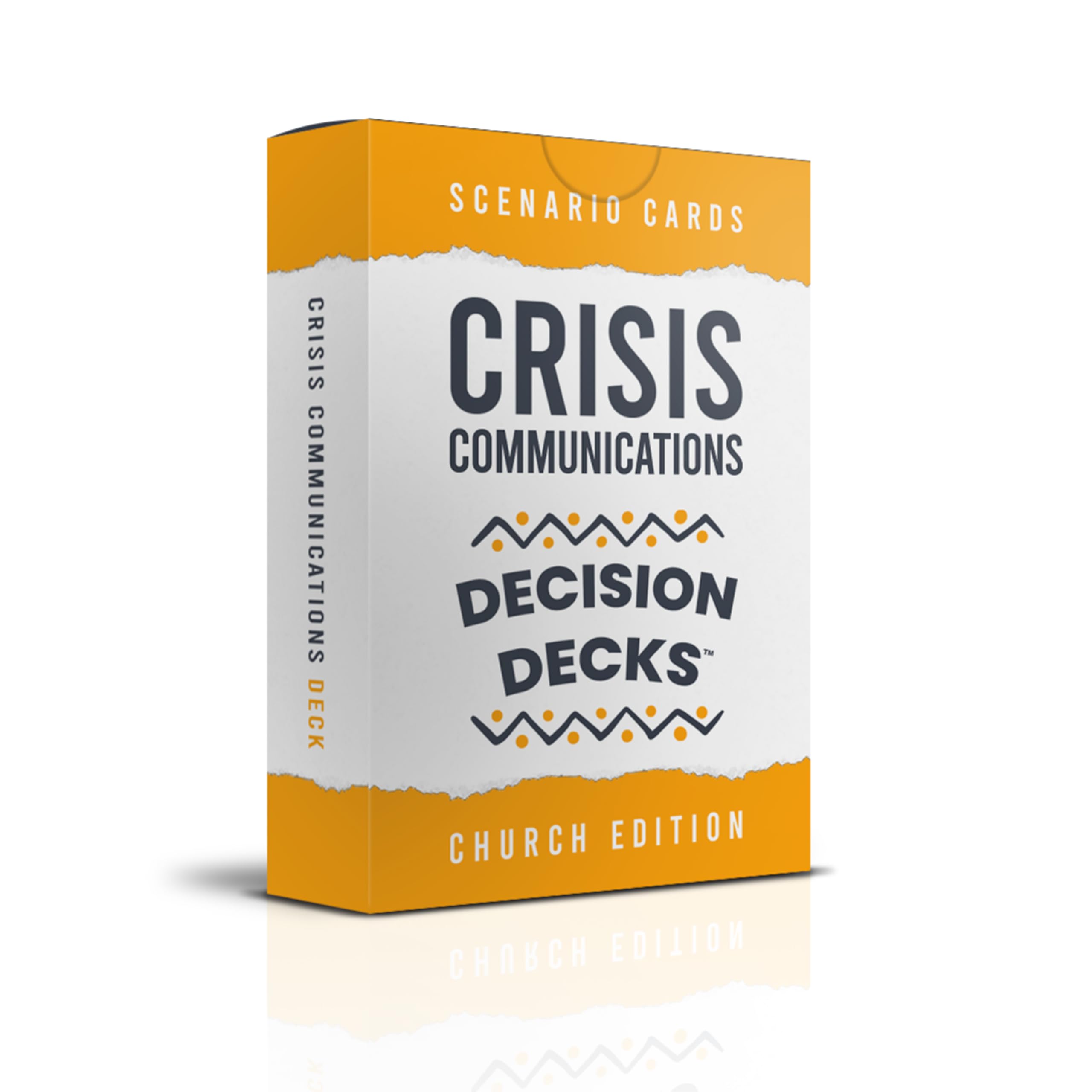 Church Safety and Security Decision Decks | 60 Crisis Communications Scenario Cards for Church Leaders, Emergency Planning, and Faith-Based Team Training