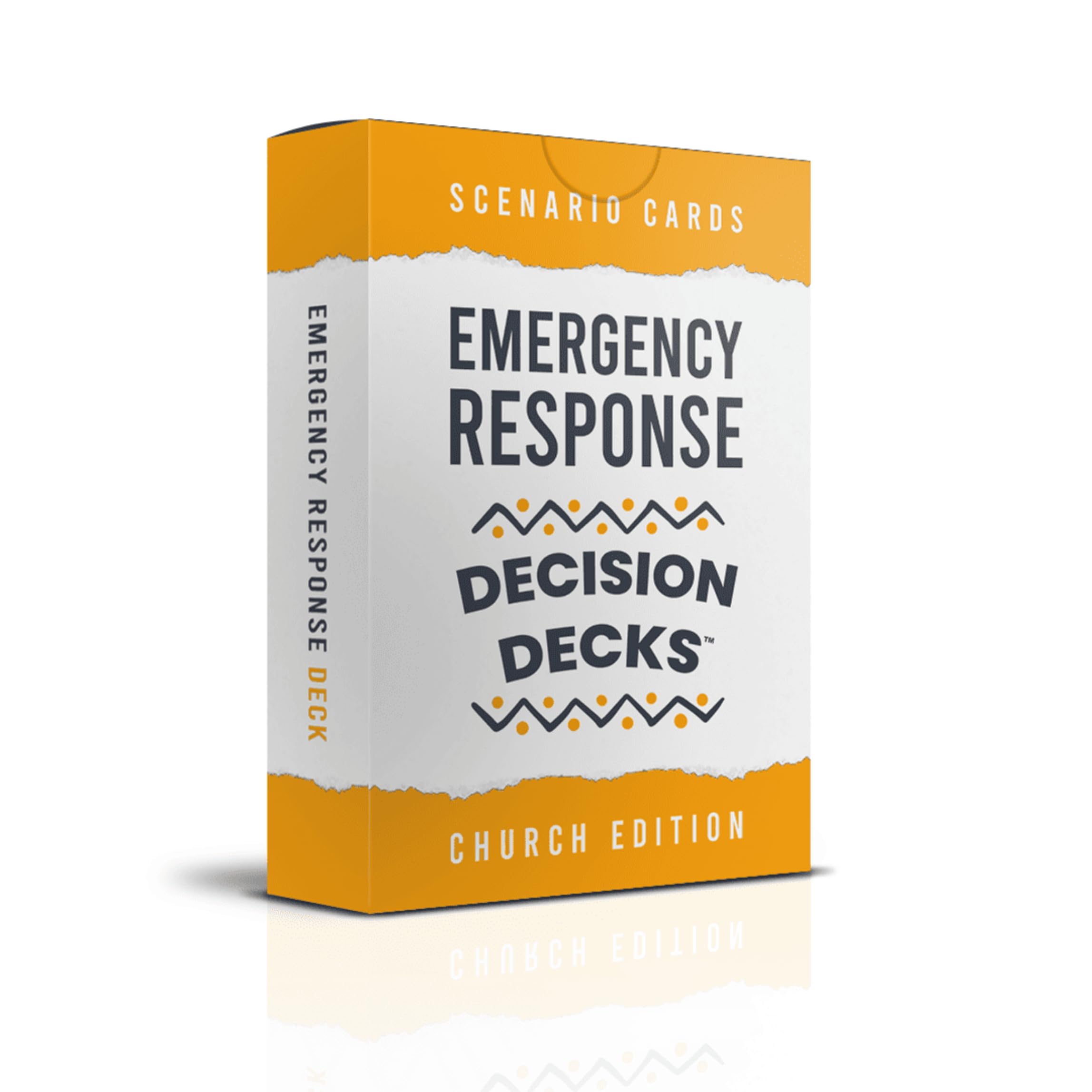 Church Safety and Security Decision Decks | 60 Emergency Response Scenario Cards for Church Leadership, Safety Team Training, and Emergency Operations Planning