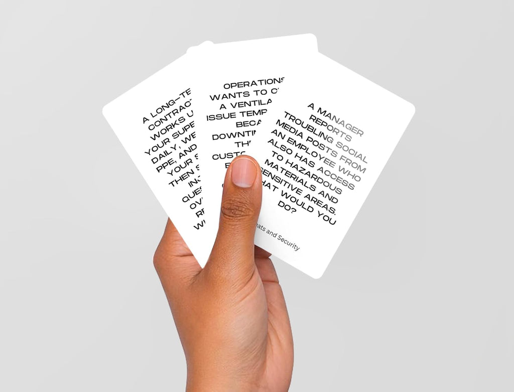 Kingswood Security 60 Health and Safety Scenario Cards