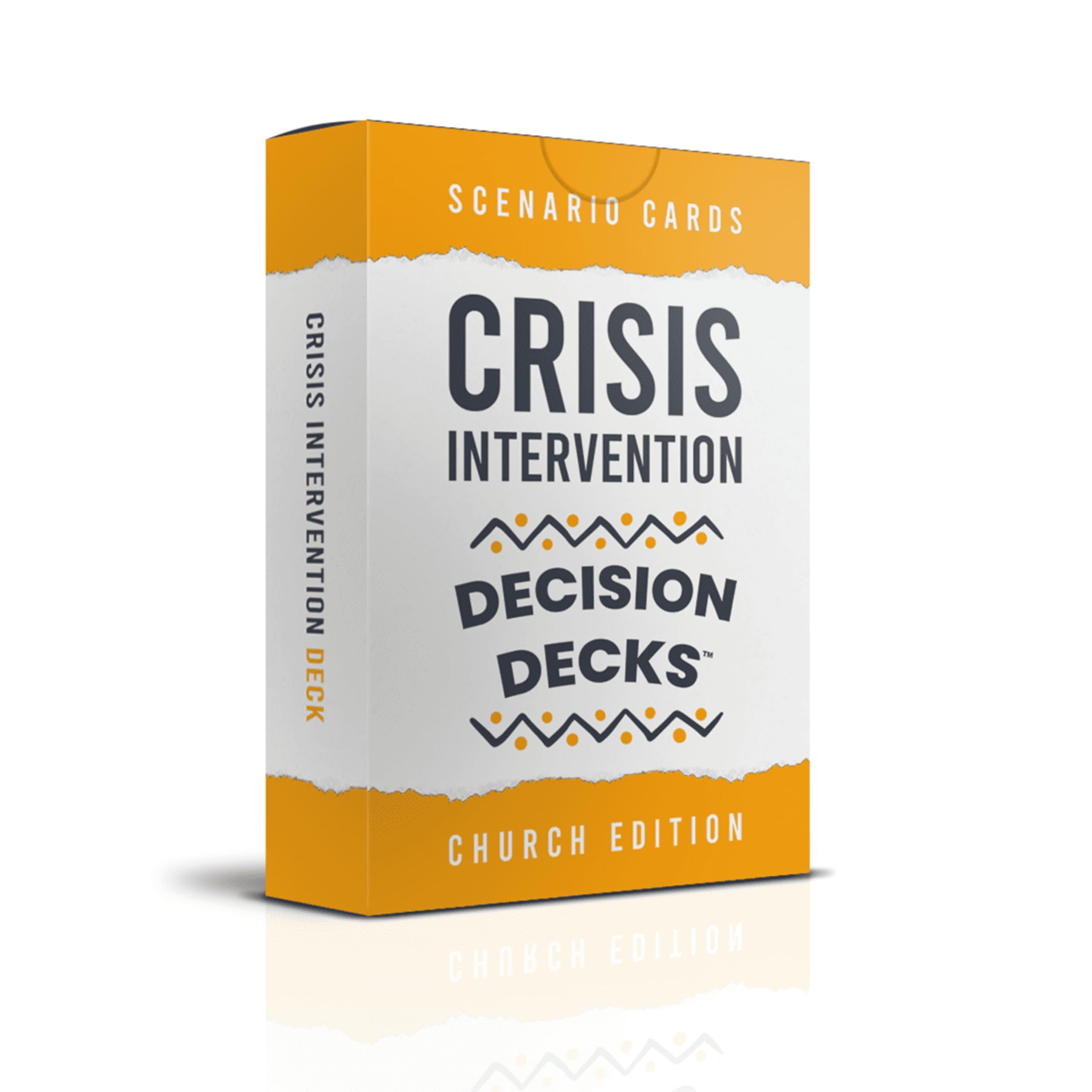 Church Safety and Security Decision Decks | 60 Crisis Intervention Scenario Cards for Church Leadership, De-Escalation, and Faith-Based Safety Team Training