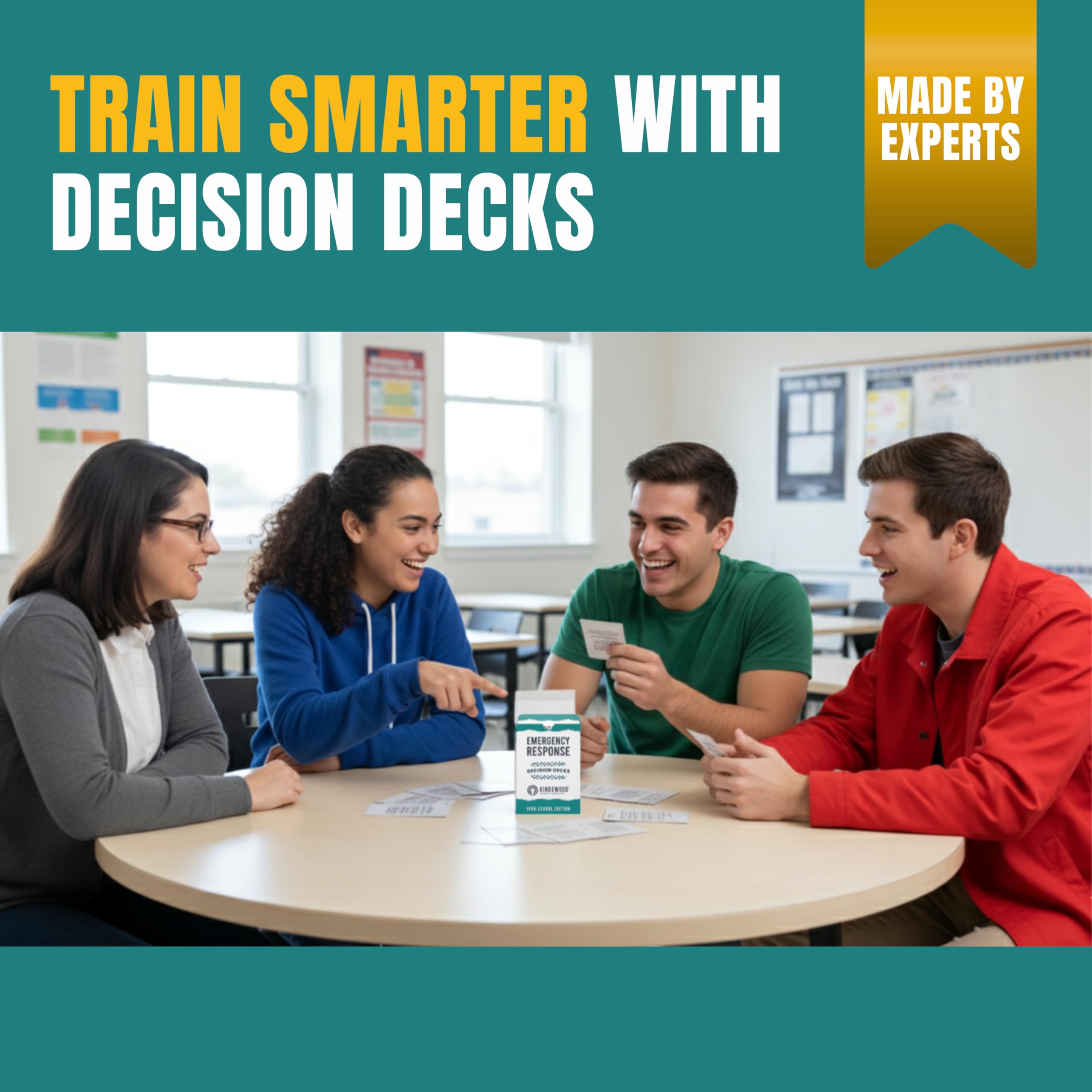 High School Safety and Security Decision Decks: 60 Emergency Response Scenario Cards to Enhance Critical Thinking, Judgment, Problem Solving, and Decision Making.